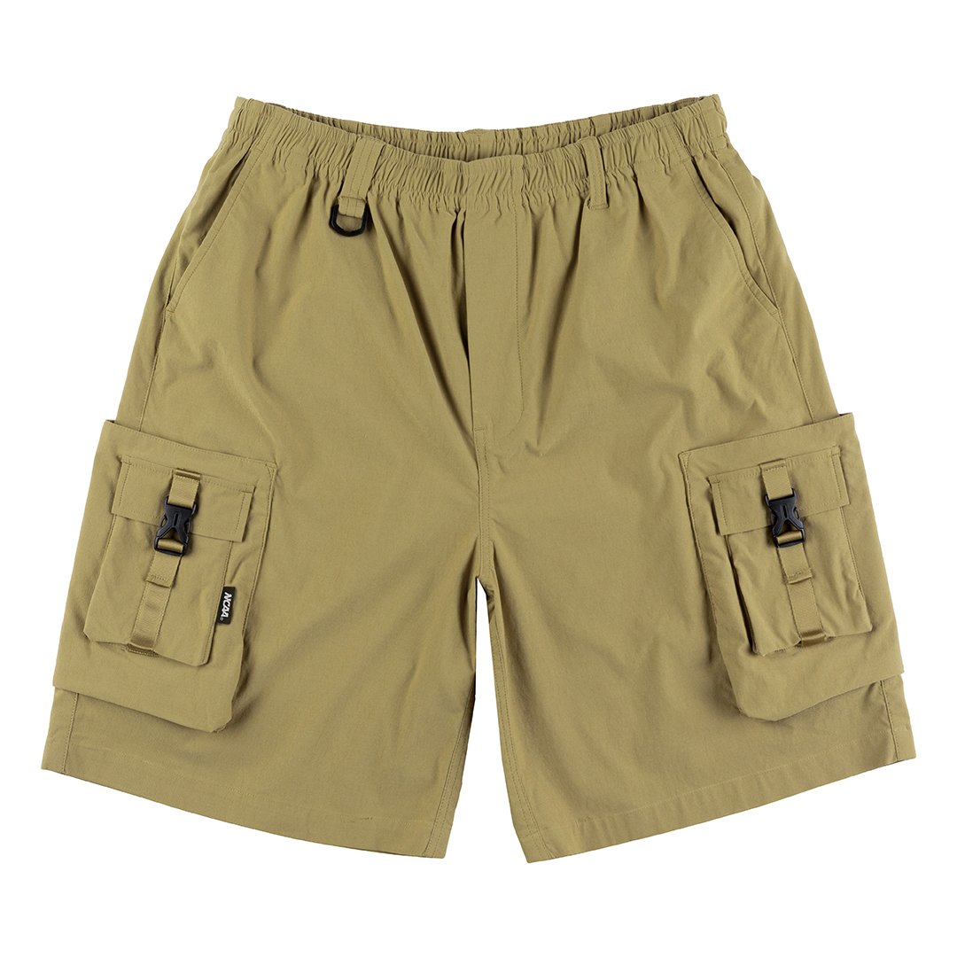 NCAA寬版立體袋短褲-卡