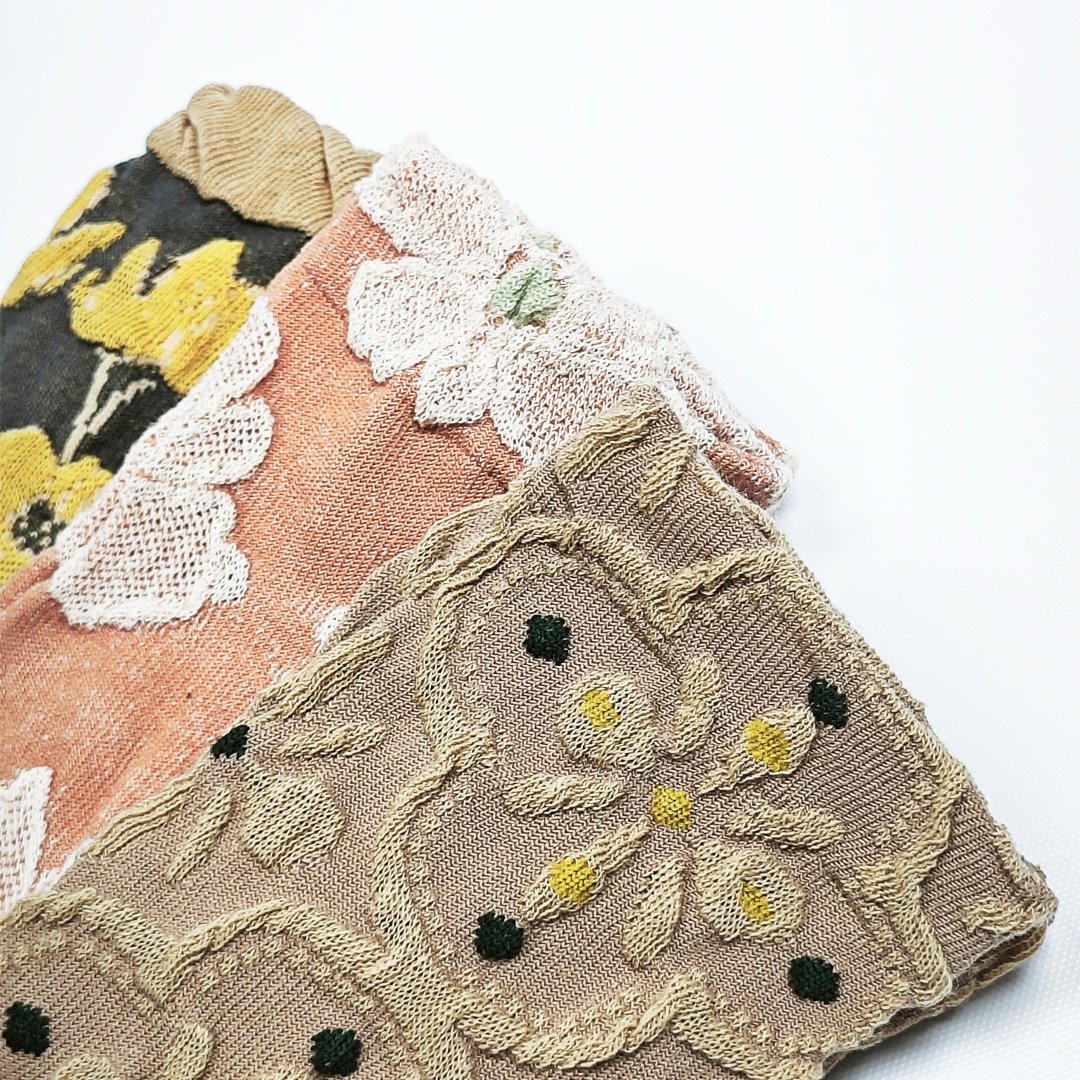 AKIBO暮色印象中筒襪(三件組)-女款