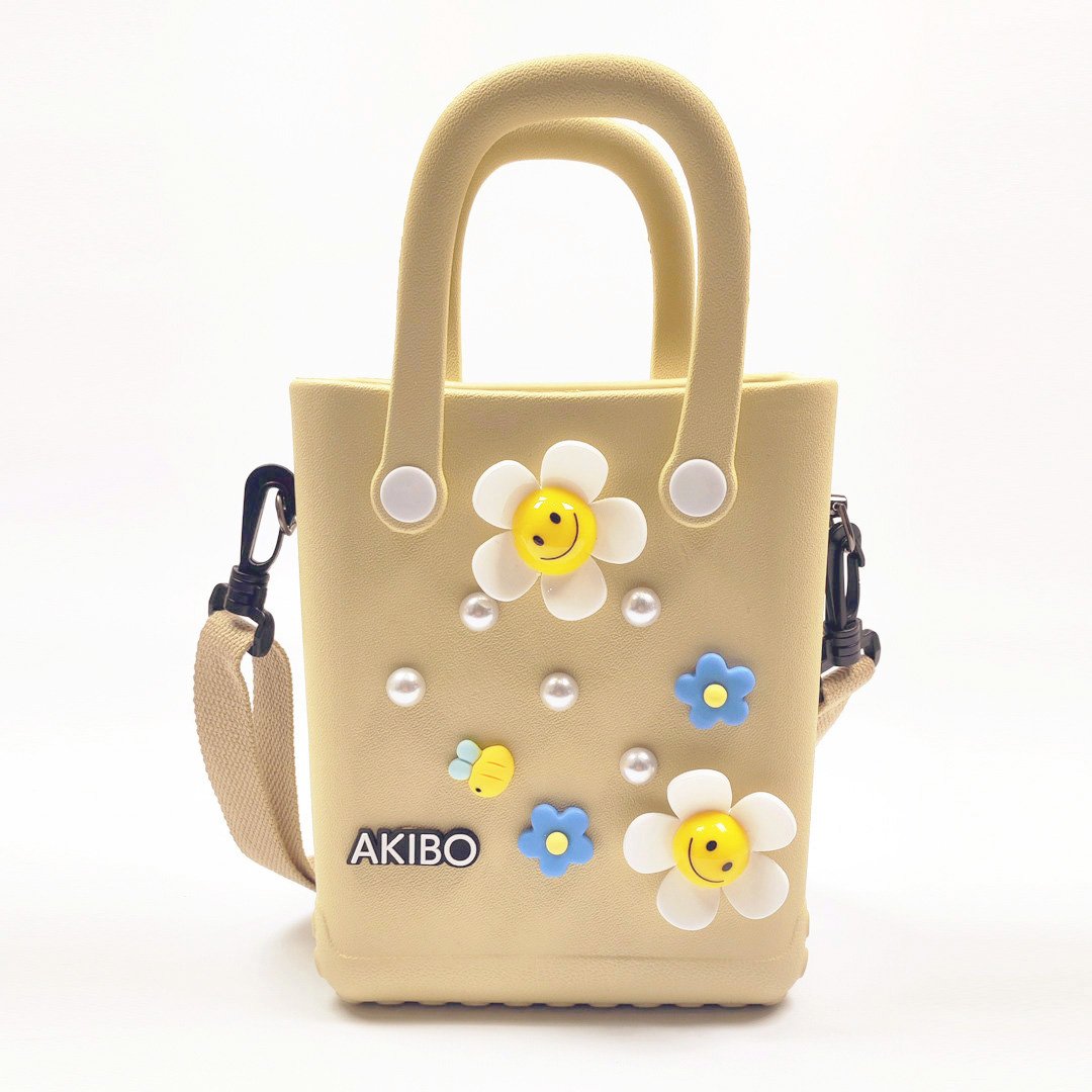 AKIBO蜜蜂彩花款洞洞鞋扣 (十件組)