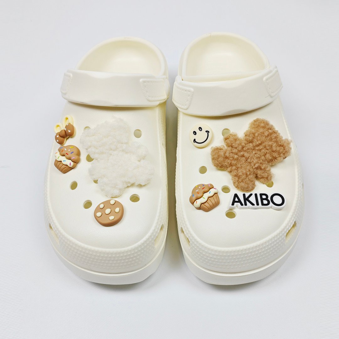 AKIBO快樂烘焙款洞洞鞋扣 (七件組)