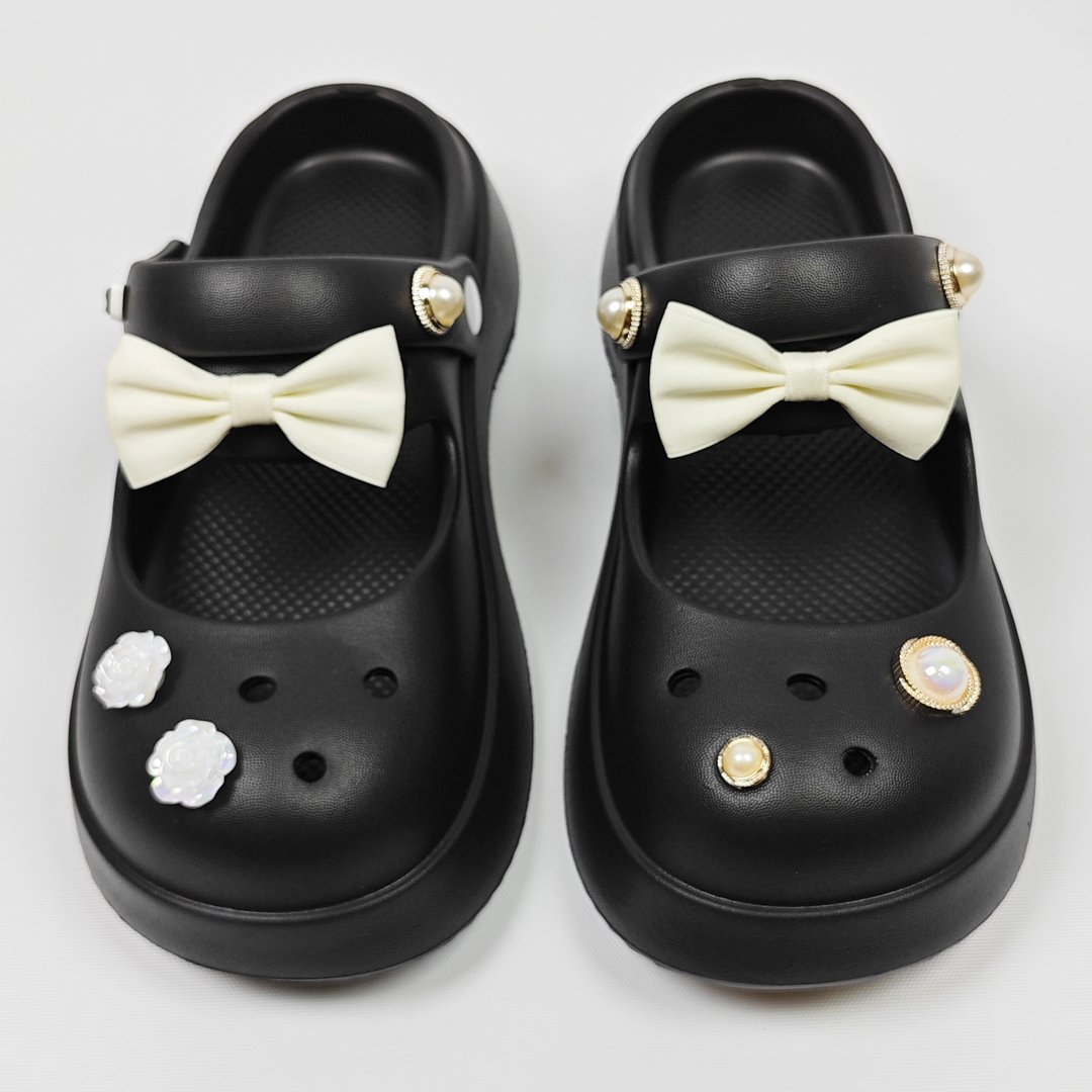 AKIBO典雅珍珠款洞洞鞋扣 (九件組)