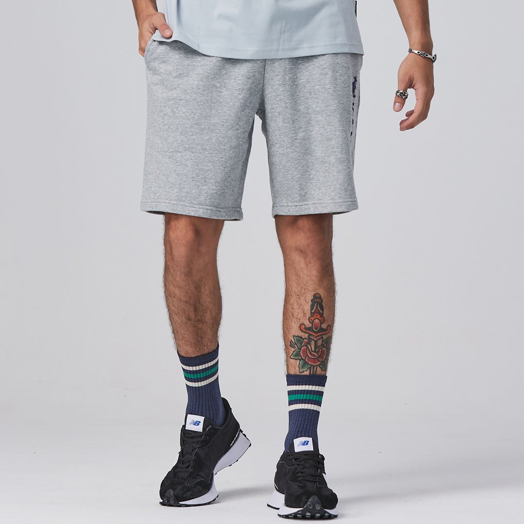 KANGOL袋鼠五分短褲-灰