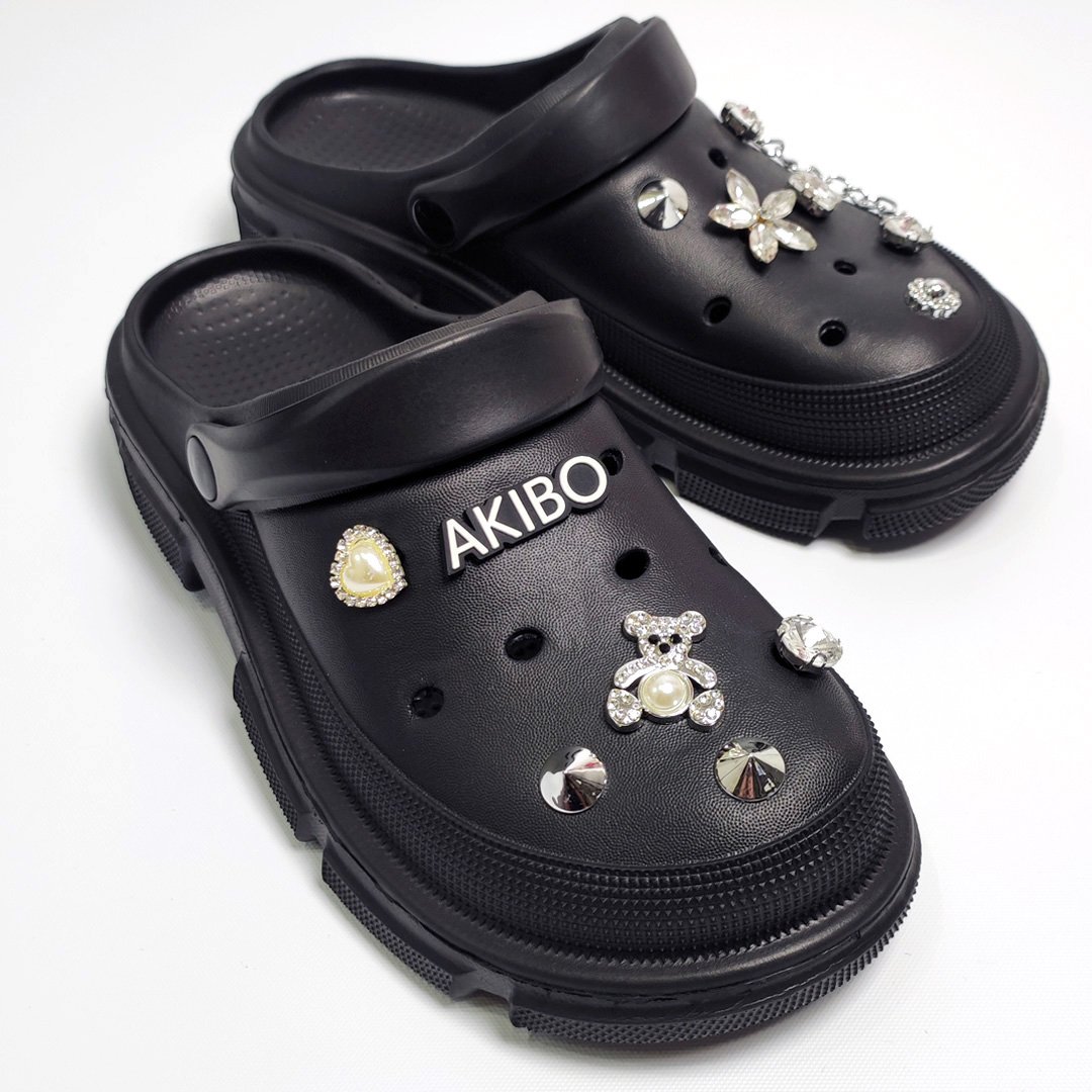 AKIBO閃亮個性款洞洞鞋扣 (十件組)
