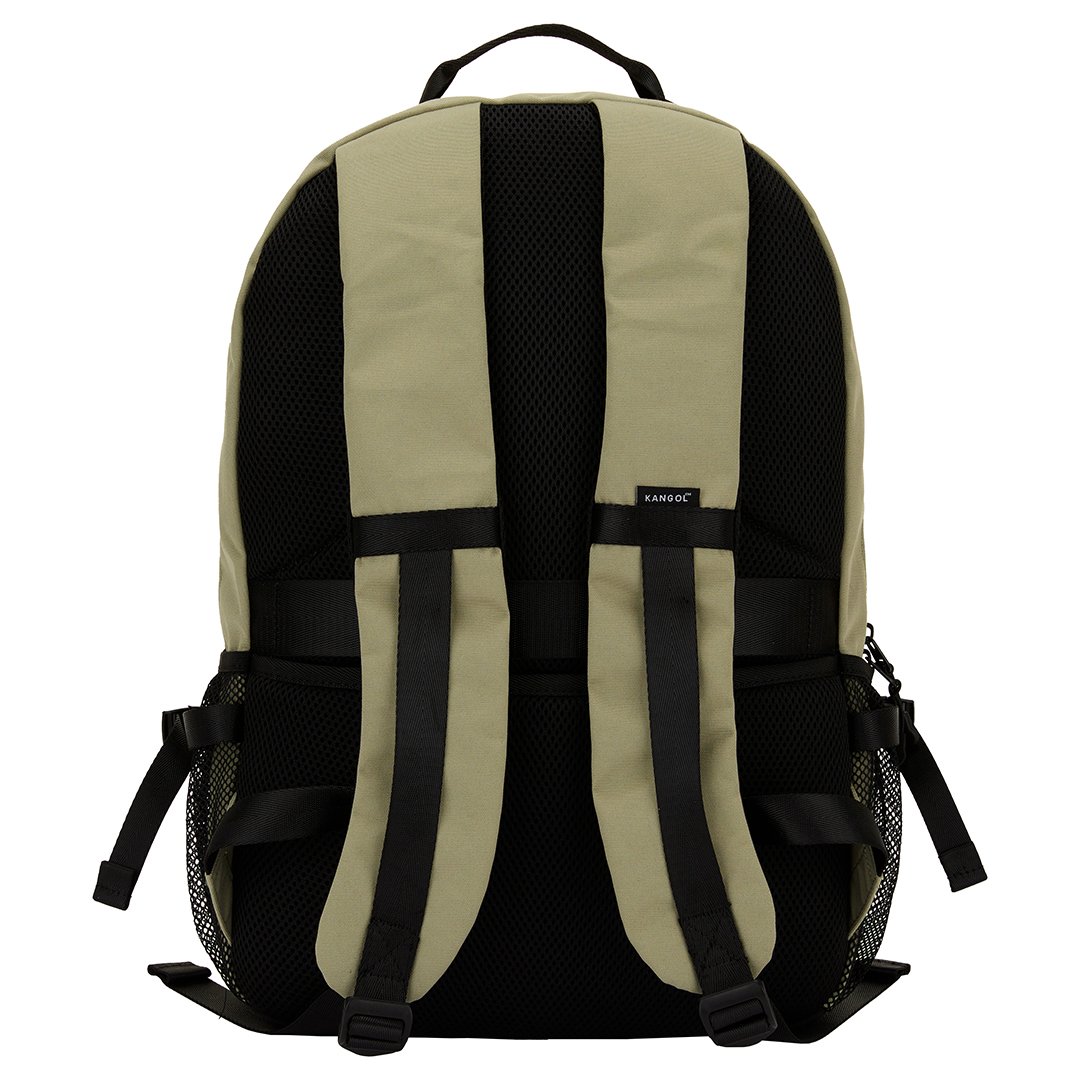 KANGOL機能後背包-灰綠