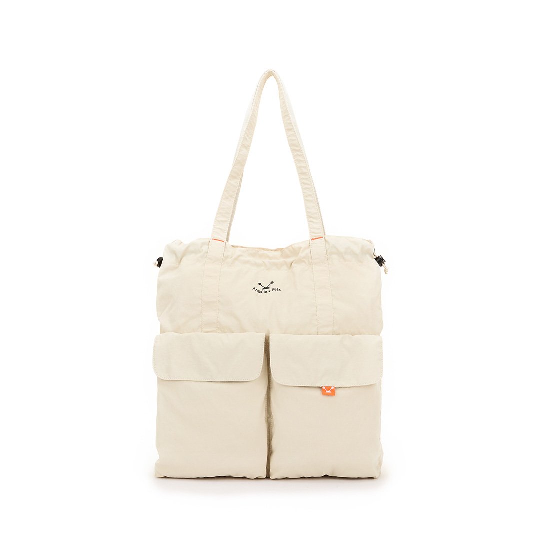 Angelia&Pets輕防撥水側肩包-淺卡其