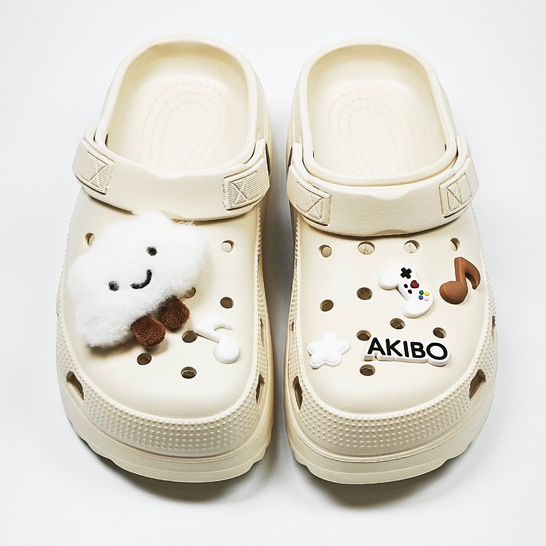 AKIBO星雲樂章款洞洞鞋扣(五件組)
