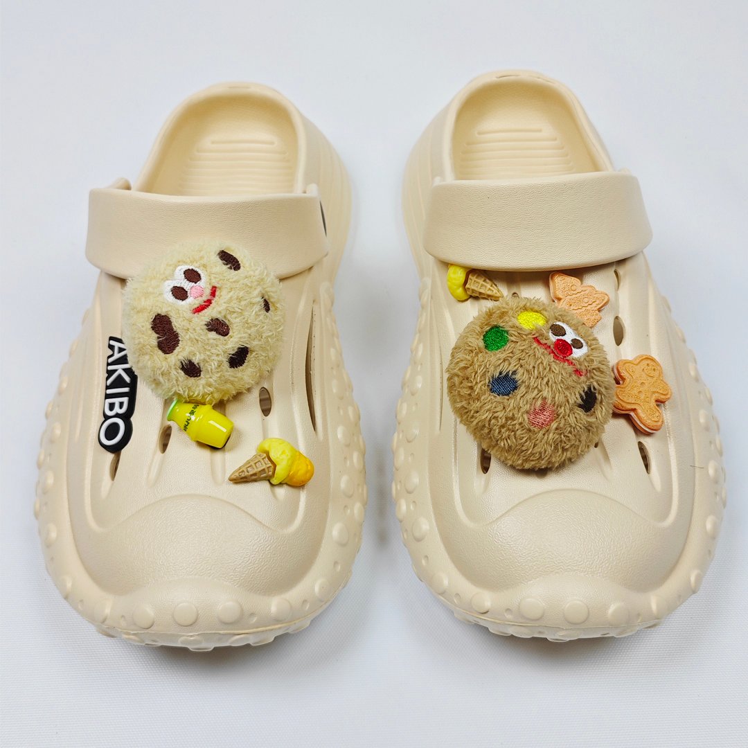 甜香餅乾款洞洞鞋扣 (七件組)