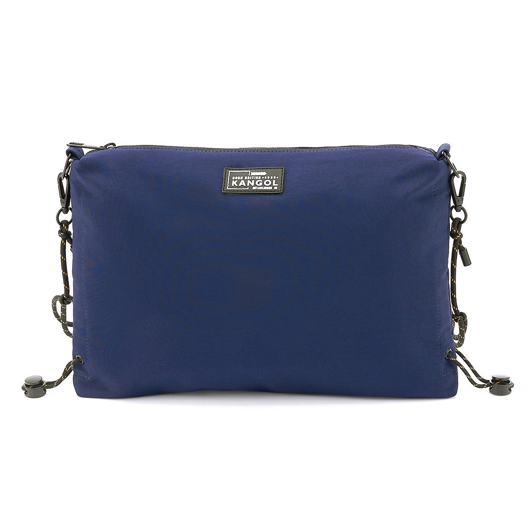 KANGOL水洗尼龍雲朵包-深藍