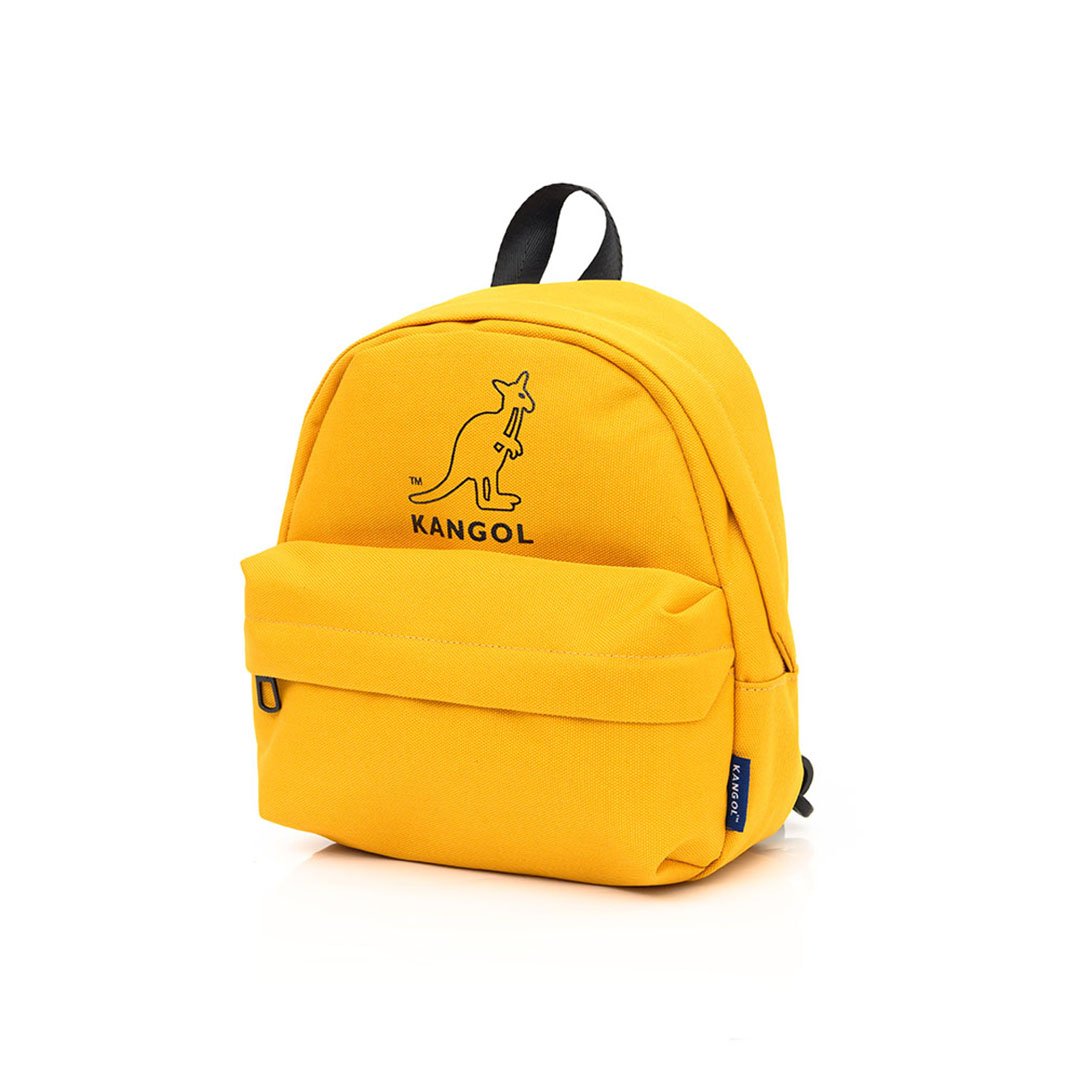 KANGOL袋鼠多彩小後背包-黃
