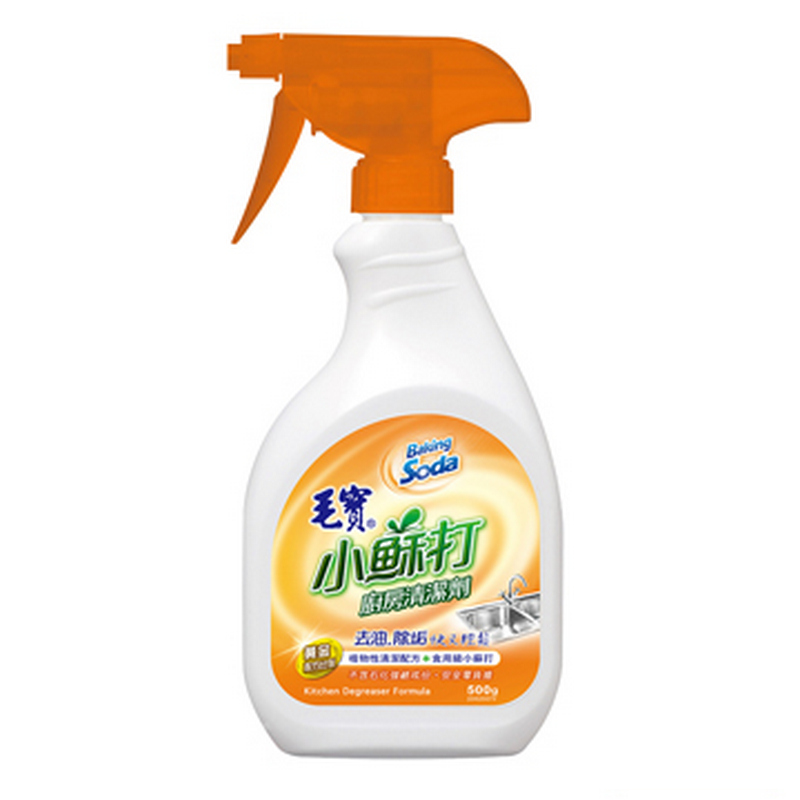 【毛寶】小蘇打 廚房清潔劑 500g/瓶 食用級小蘇打 植物性清潔劑