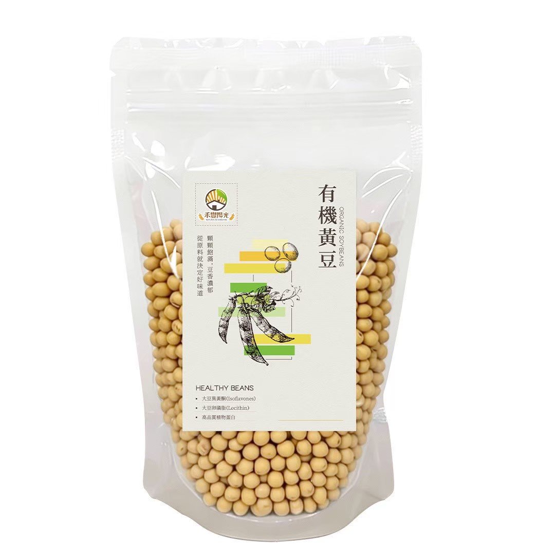 【友綠生活】有機黃豆 400克/包｜五穀雜糧｜豐富植物蛋白｜非基改黃豆