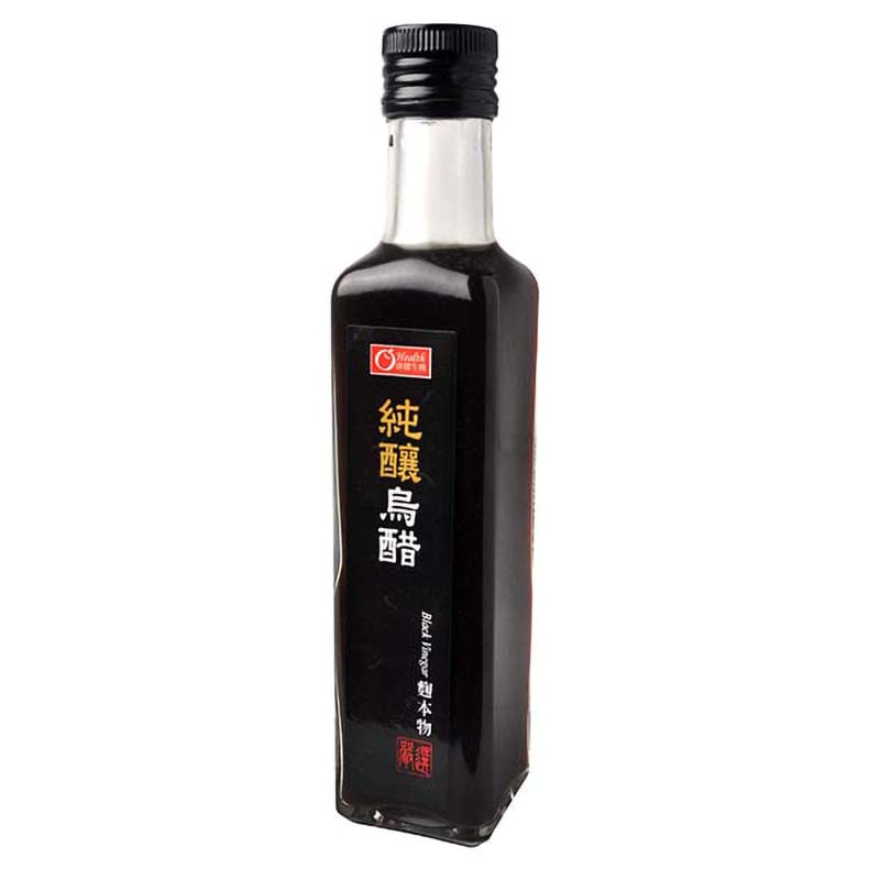 【康健生機】純釀烏醋 250ml｜純天然發酵｜古法釀造540天｜台灣製造｜素食適用調理醋