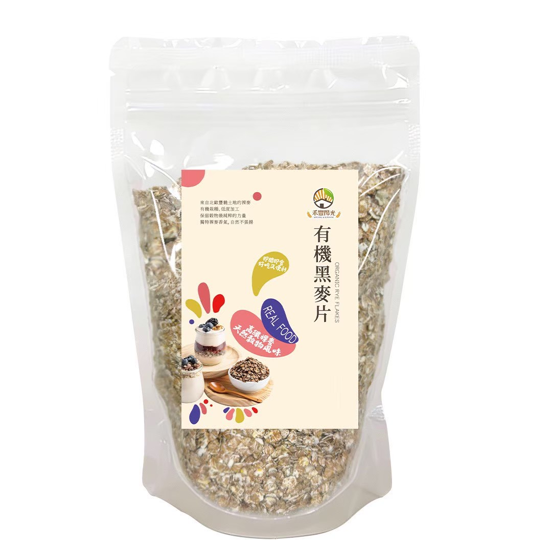 【友綠生活】有機黑麥片 300g｜芬蘭冰河灌溉栽種，天然無添加，歐式健康烘焙首選