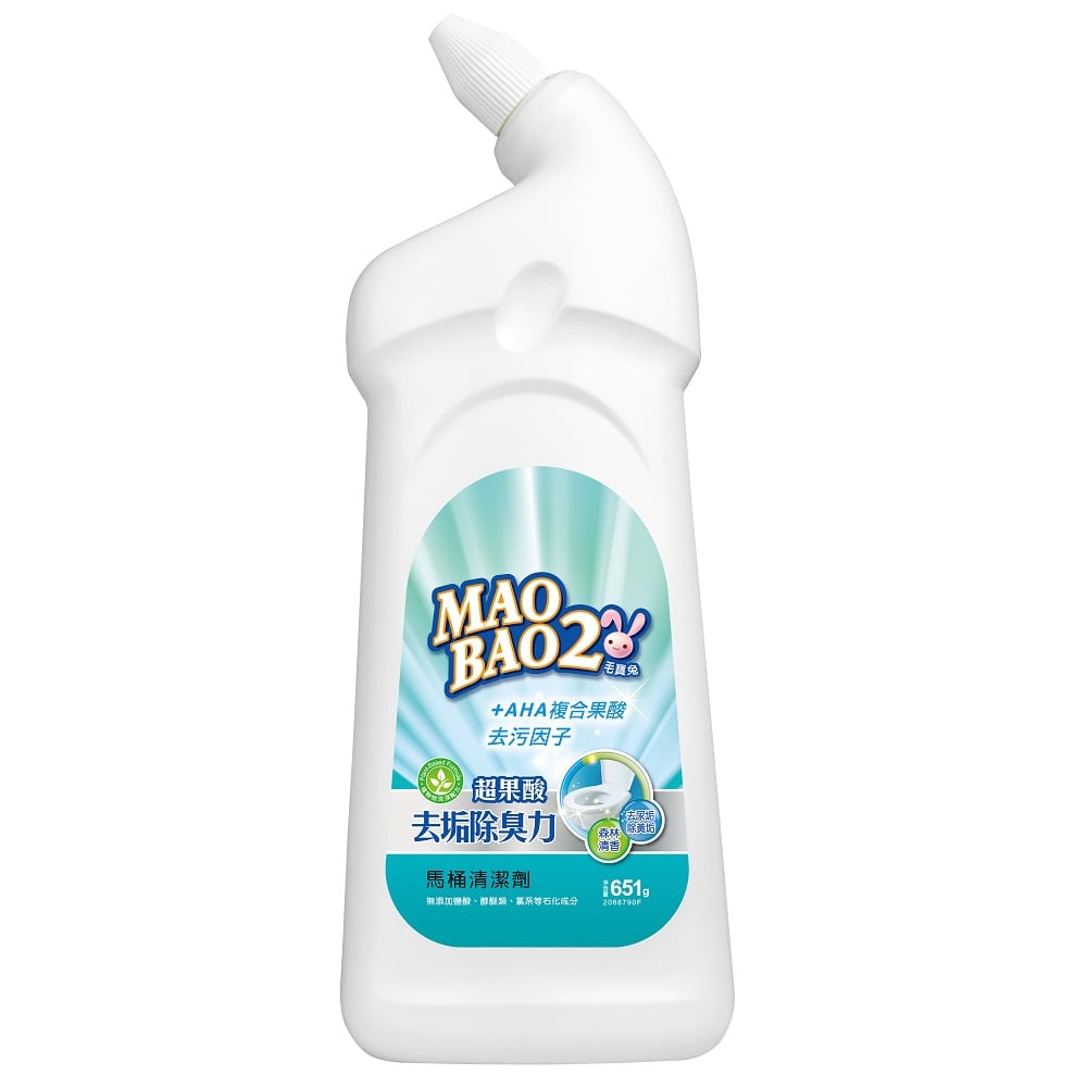 【毛寶兔】超果酸 馬桶清潔劑 651g/瓶 馬桶去垢 除臭清潔劑