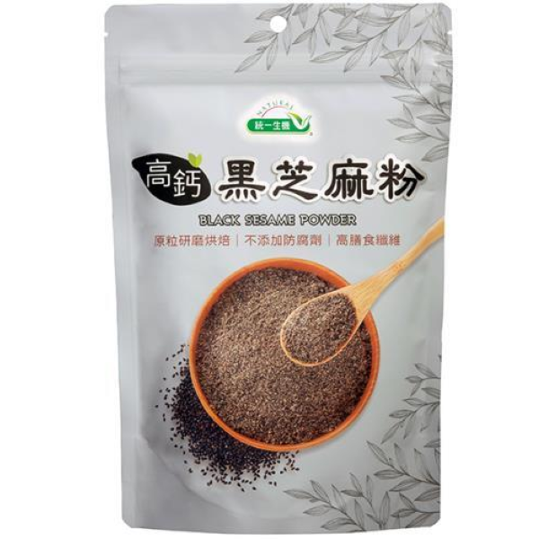 【統一生機】高鈣黑芝麻粉 300g｜整顆研磨｜無添加防腐劑｜天然鈣質補給