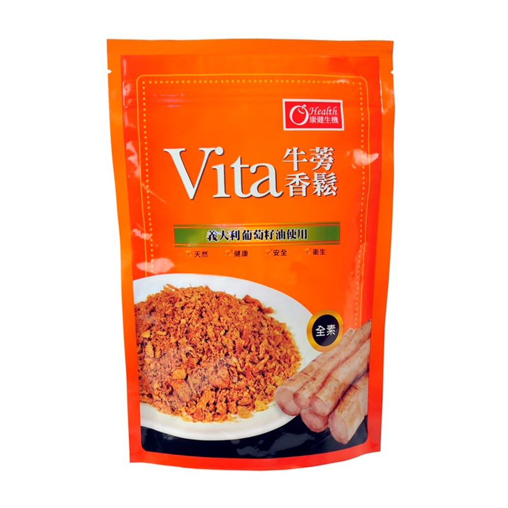 【康健生機】Vita牛蒡香鬆 220g｜純素可食｜低溫焙炒｜無味精防腐劑
