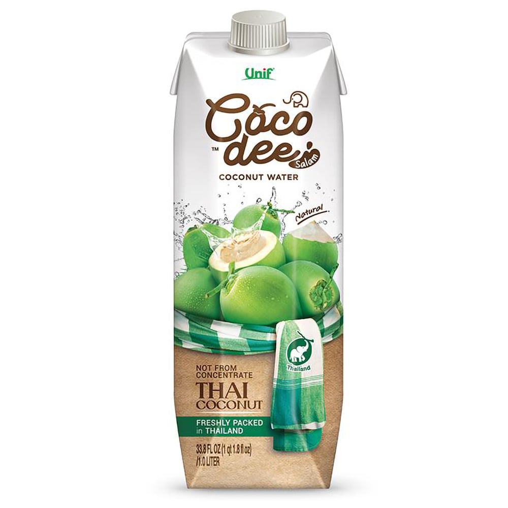 【統一生機】Coco dee Salam 泰國椰子水 1L｜100%純椰子水｜無濃縮低熱量｜天然電解質補水