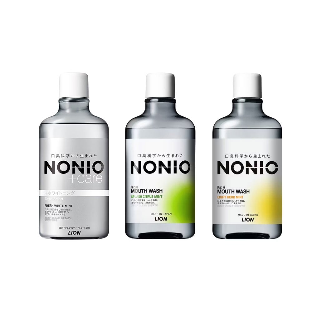 【日本獅王 LION】NONIO 終結口氣漱口水｜浸潤薄荷/澄橘薄荷/晶燦亮白｜600ml 日本原裝進口 長效淨澈口氣