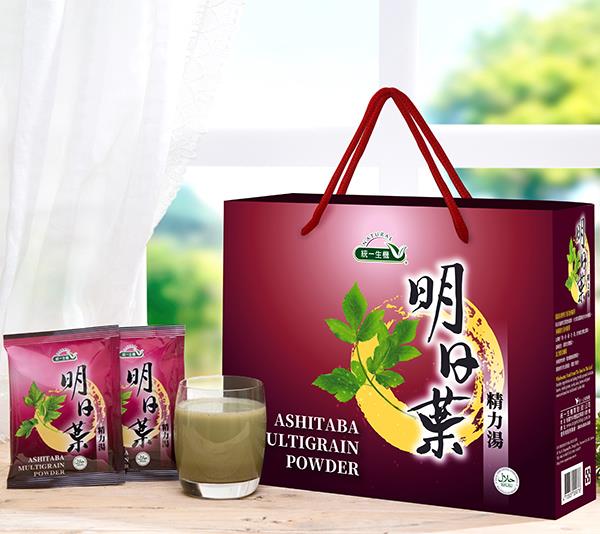【統一生機】明日葉精力湯禮盒(2盒)｜台灣在地明日葉 × 30種穀豆堅果｜高纖營養補給｜即沖即飲 30公克＊30包／盒