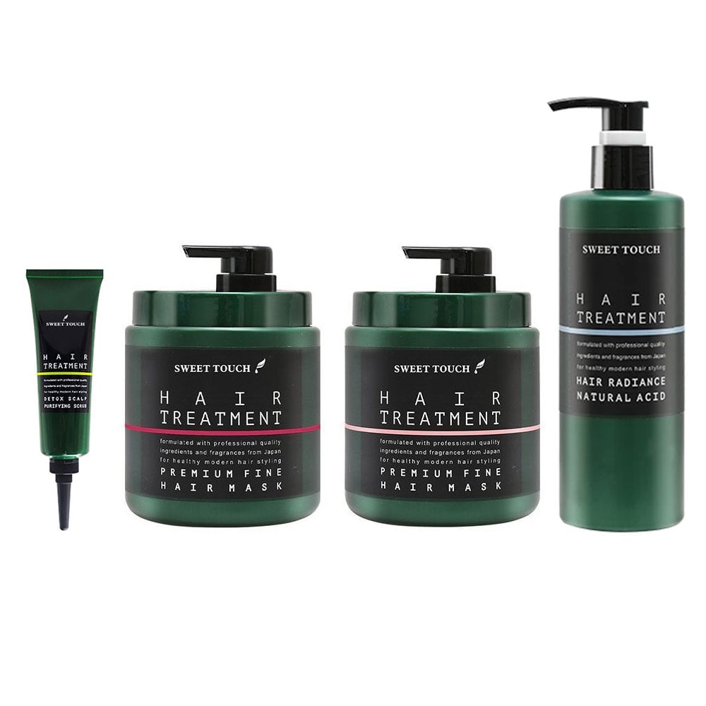 【直覺 SWEET TOUCH】護髮系列｜白麝香水嫩護髮膜1000ml/蘋果牡丹花沁涼護髮膜1000ml/頭皮淨化去角質120ml/高效柔順護髮果酸一點靈300ml，沙龍級護髮膜/頭皮SPA/去角質/護髮柔順