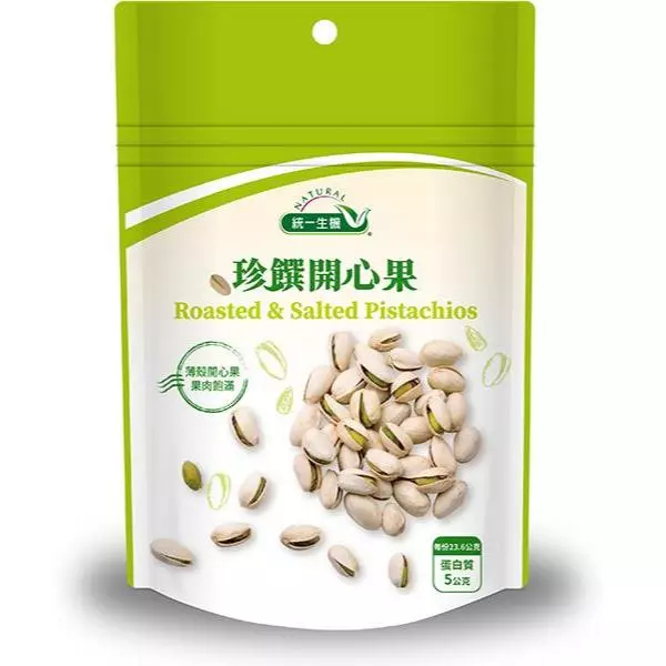 【統一生機】珍饌開心果 91g｜薄殼好剝不卡手｜日曬海鹽輕調味｜高蛋白質堅果零食｜無防腐劑