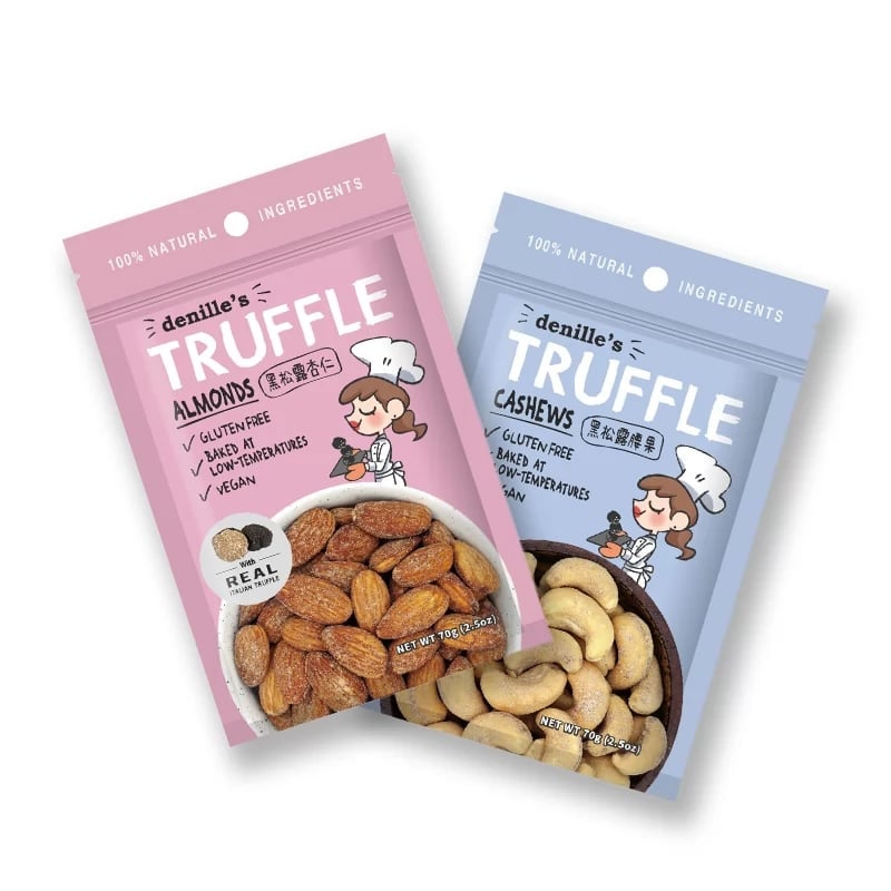 【denille’s picks】黑松露杏仁 腰果 70g