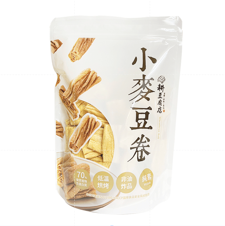 【本家生機】小麥豆卷 150g｜非基改黃豆 × 小麥粉手工製作｜低溫烘焙非油炸 × 生產全程不沾油｜無防腐劑 × 無人工色素香料｜ISO22000 × HACCP × 慈心雙潔淨標章認證