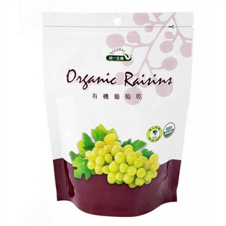 【統一生機】有機葡萄乾 300g / 有機整顆蔓越莓乾150g｜有機農法栽種 天然果乾 無人工色素香料防腐劑 健康零食 補充膳食纖維