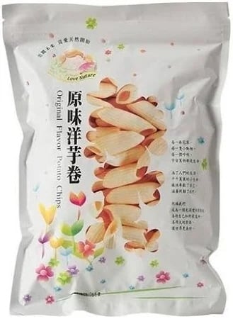 【集賢庇護工場】天然洋芋卷 50g｜無添加洋芋片餅乾｜原味涮嘴健康零食｜支持庇護工場