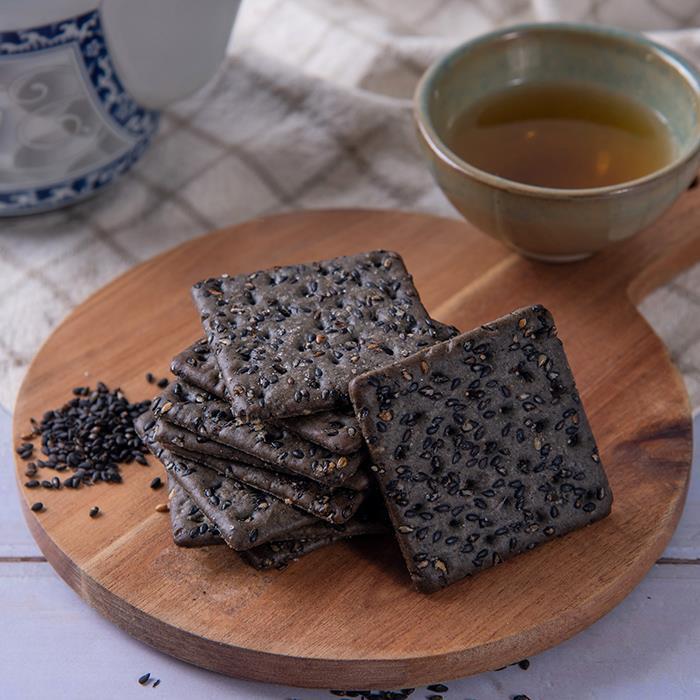 【統一生機】醇厚黑芝麻餅 124g/包｜黑芝麻含量15%｜海藻鈣×玫瑰鹽