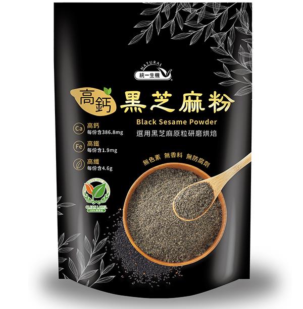 【統一生機】高鈣黑芝麻粉 300g｜整顆研磨｜無添加防腐劑｜天然鈣質補給