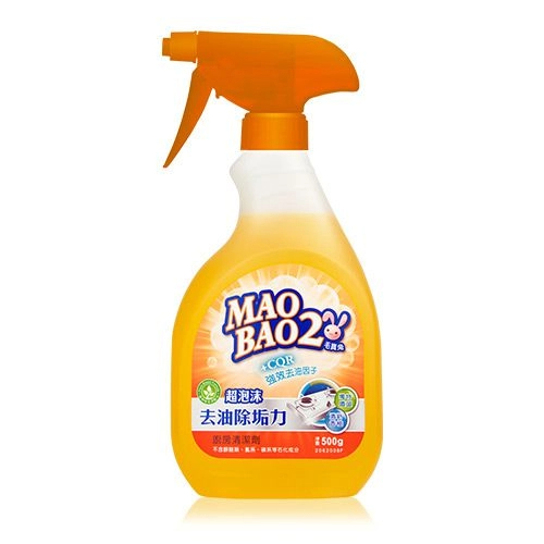 【毛寶兔】超泡沫 廚房去油除垢清潔劑 500g