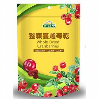【統一生機】整顆蔓越莓乾 250g｜整顆果粒 無榨汁處理 保留膳食纖維 女性保健 消化機能 無人工添加