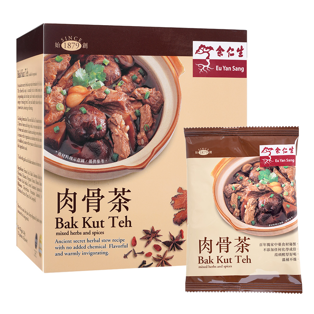 【余仁生】肉骨茶湯包 1盒12小包｜百年傳承漢方養生｜溫補滋養｜火鍋燉湯必備