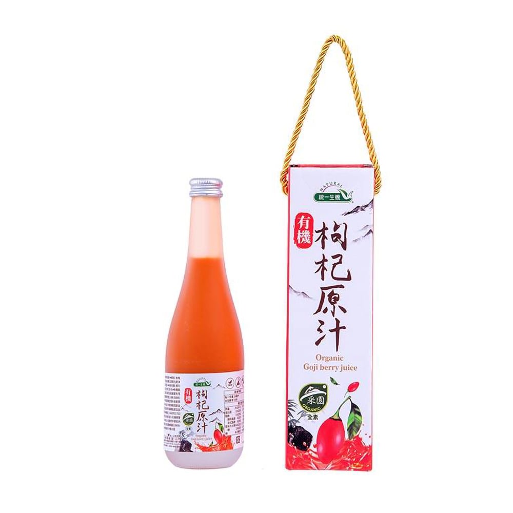 【統一生機】有機枸杞原汁 350ml｜珍貴鮮果榨汁｜無加水無防腐劑｜每日補充枸杞精華