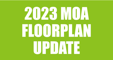 2023 MOA 展覽平面圖情報更新/FLOORPLAN UPDATE