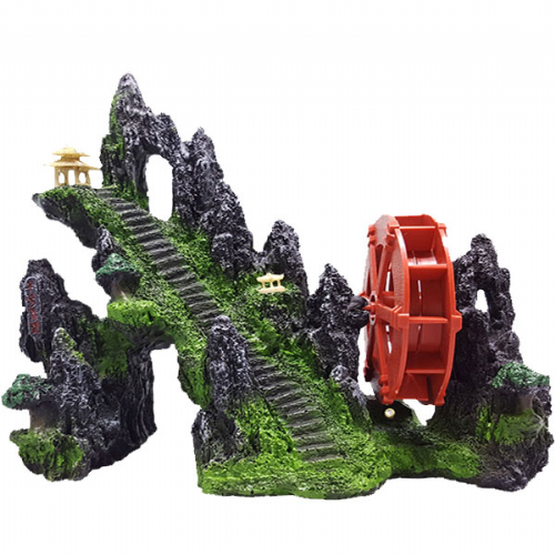 假山水車-030C