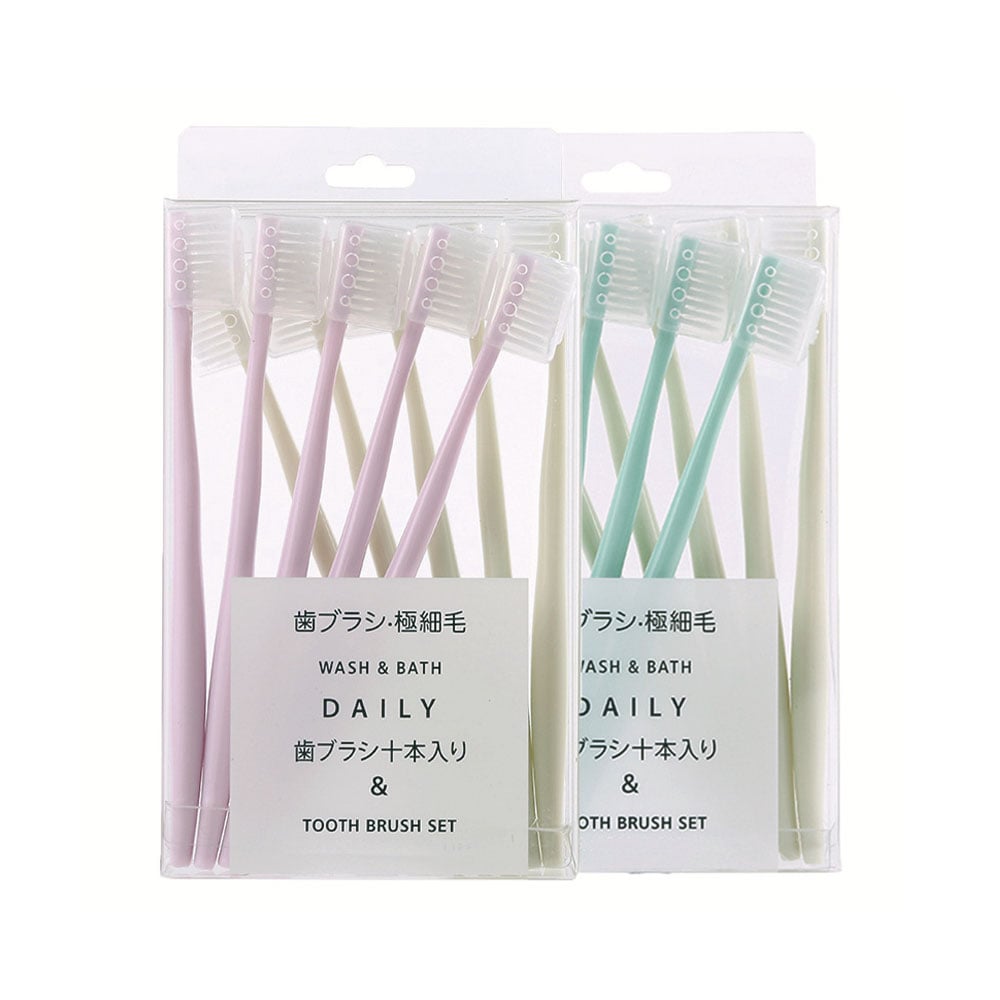 極細毛牙刷10入