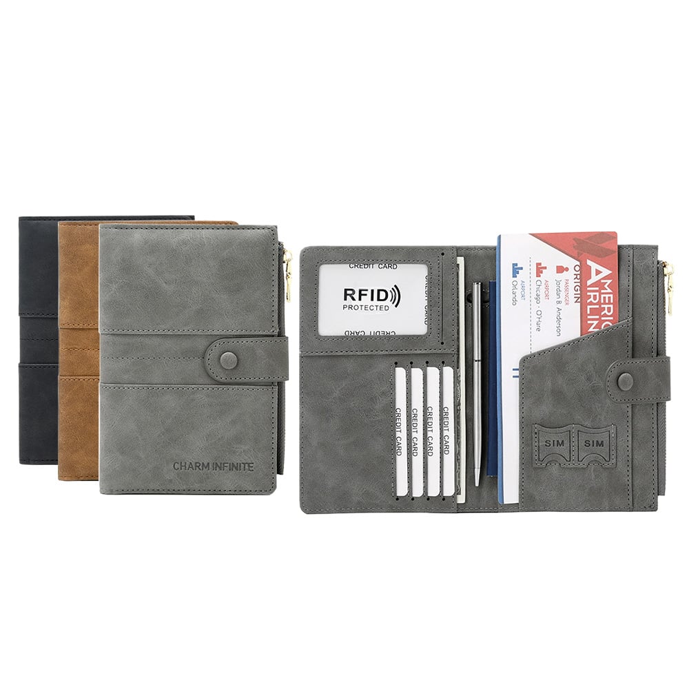 RFID防盜刷護照錢包