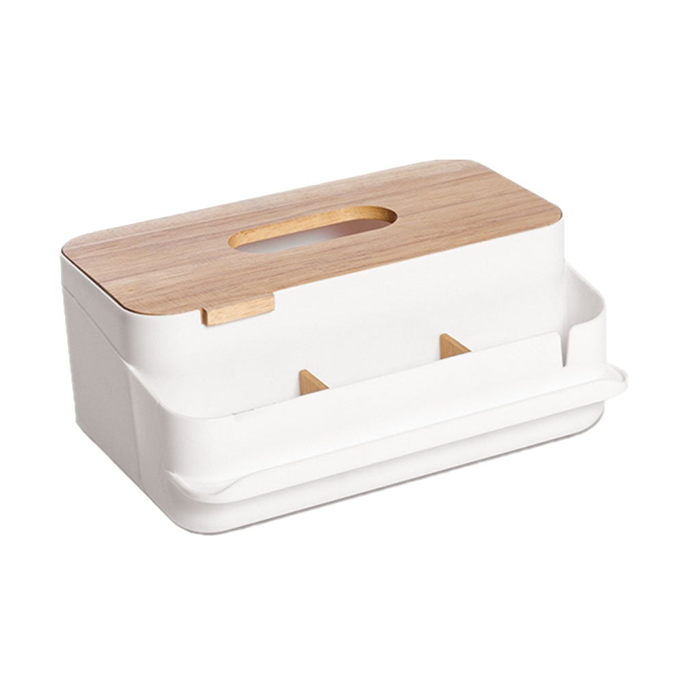 多功能橡木面紙盒