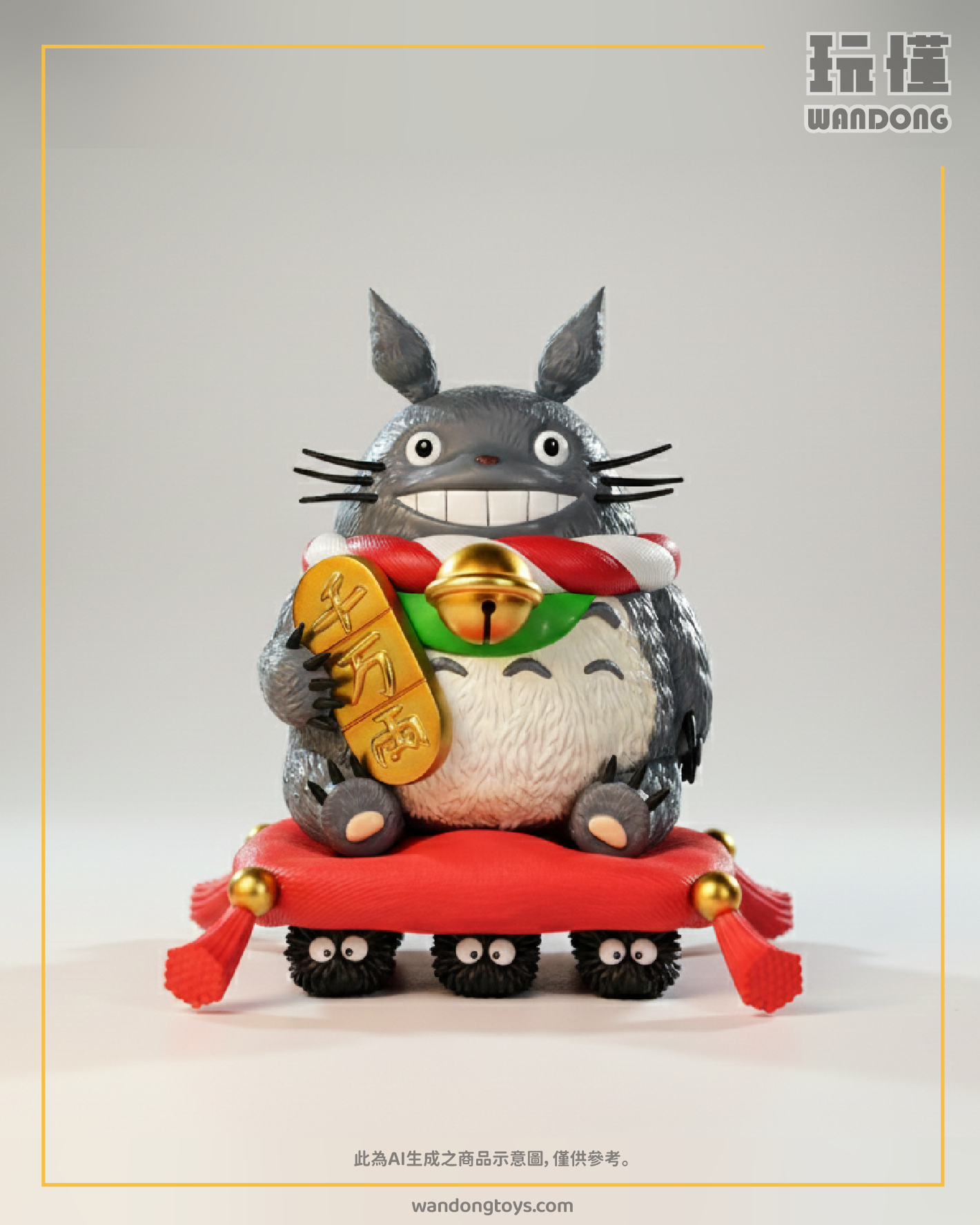 【HitFace砸臉】招財龍貓