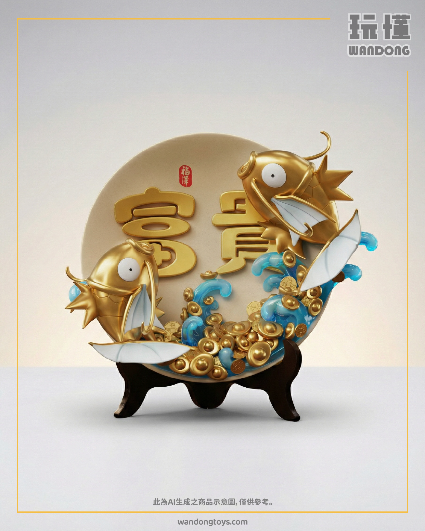 【MAR模玩】富貴 招財鯉魚王