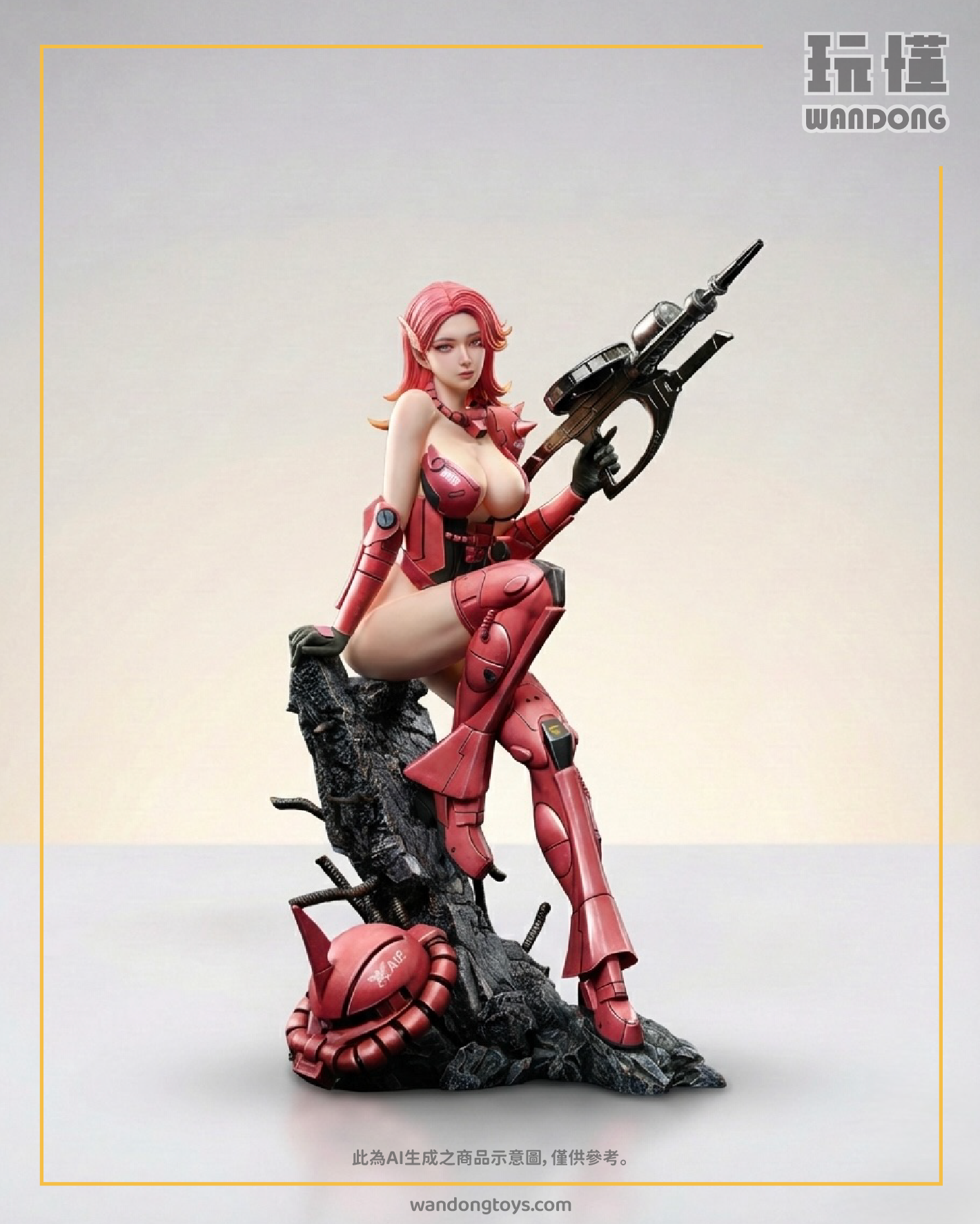 【鑽石】1/6 扎古機娘 小姐姐系列