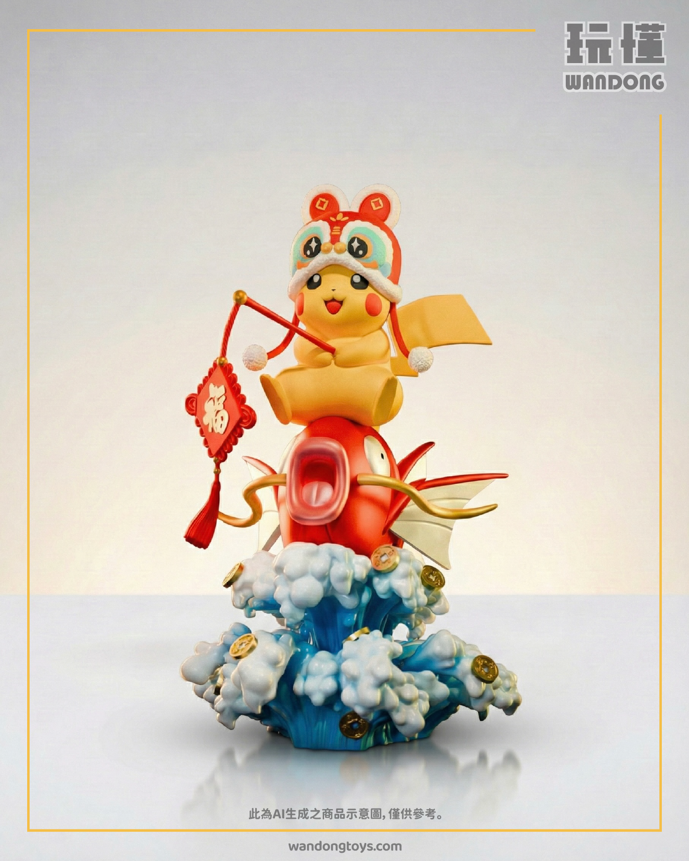 【池魚王】招財送福皮卡丘