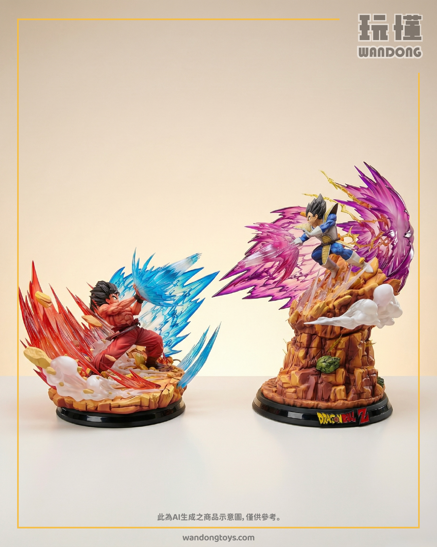 【Tsume (T社)】1/6 天地波 加利克砲達爾 vs 界王拳悟空