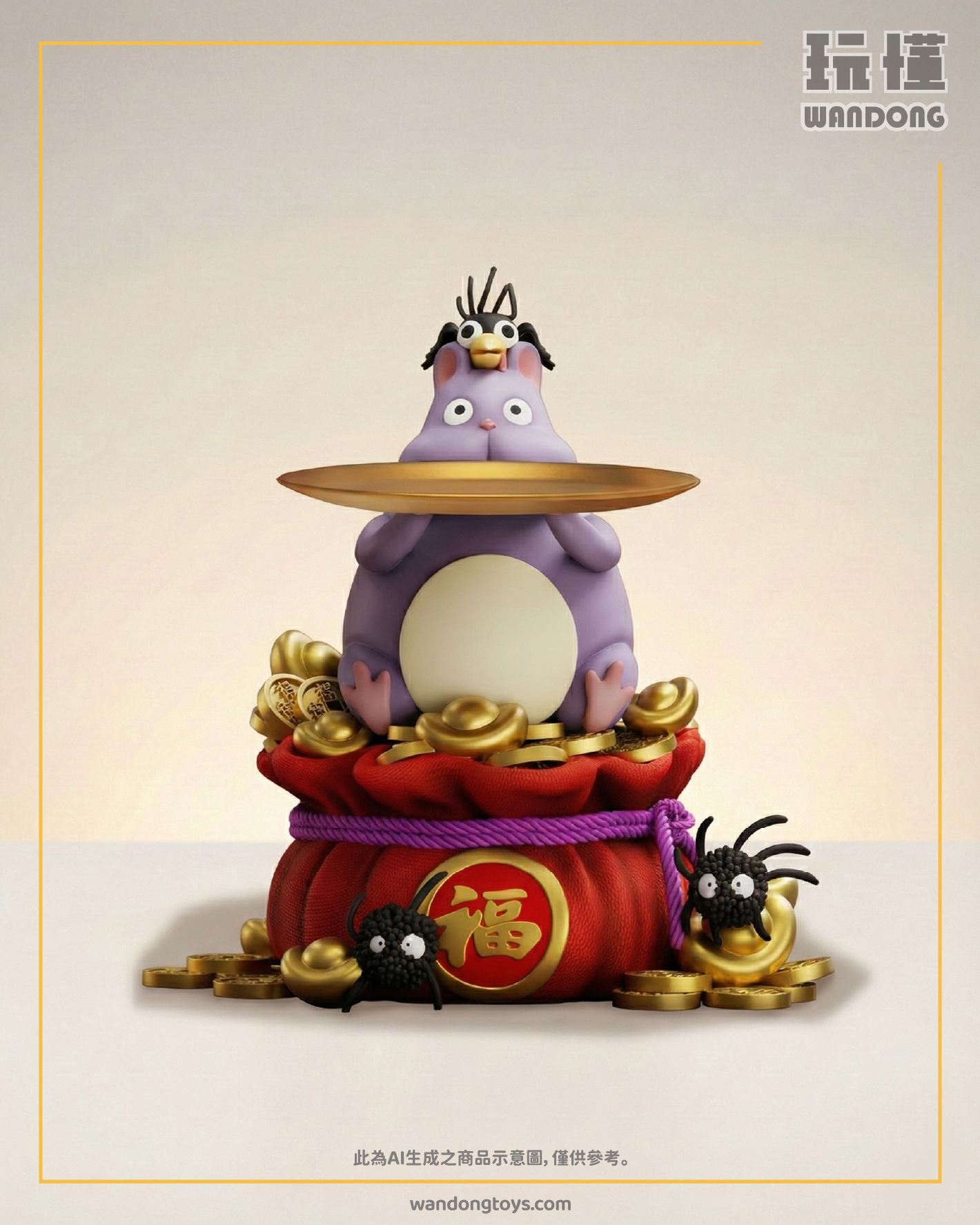 【VS模玩】招財托盤坊寶寶