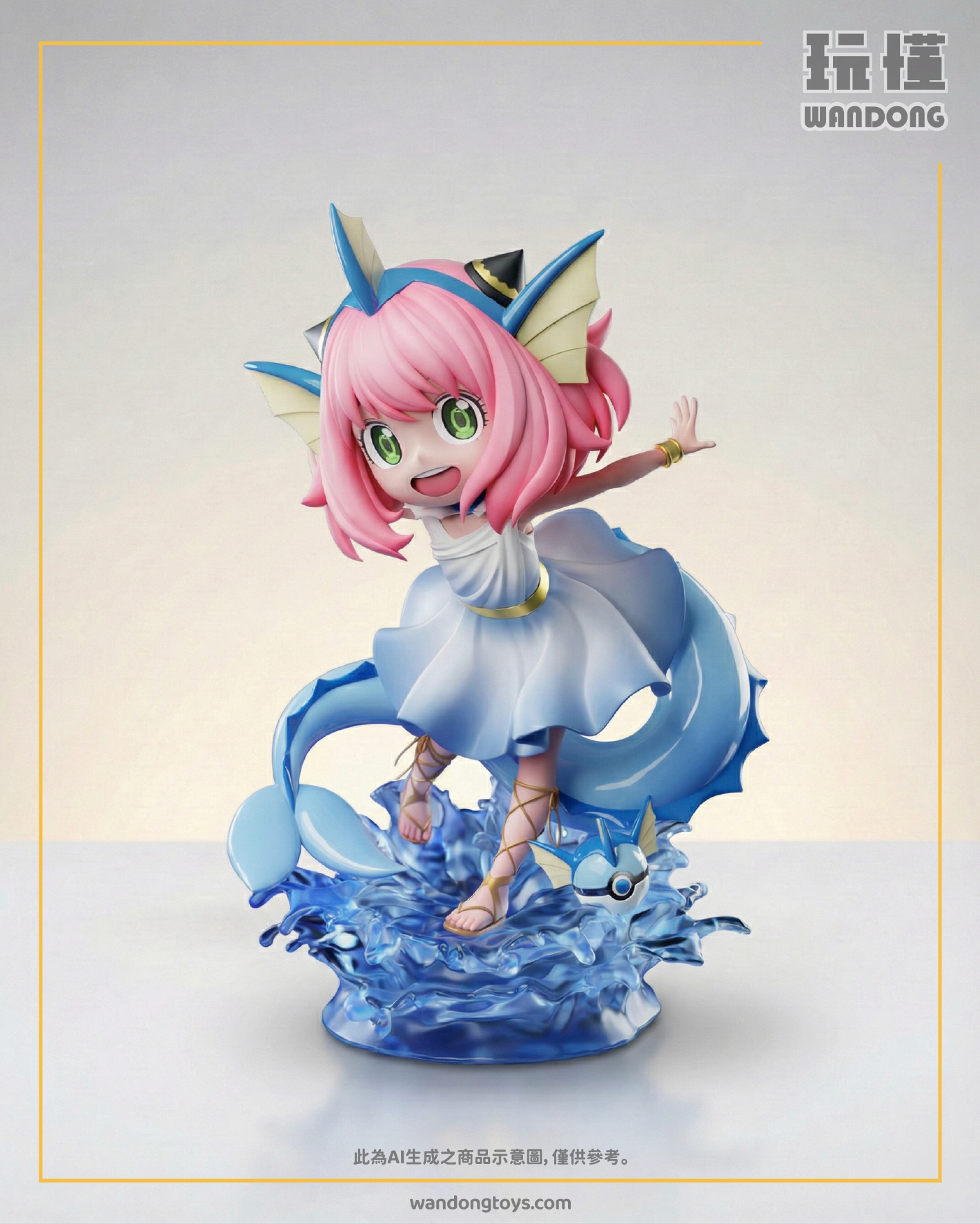 【整活】安妮亞cos水伊布 水花女孩