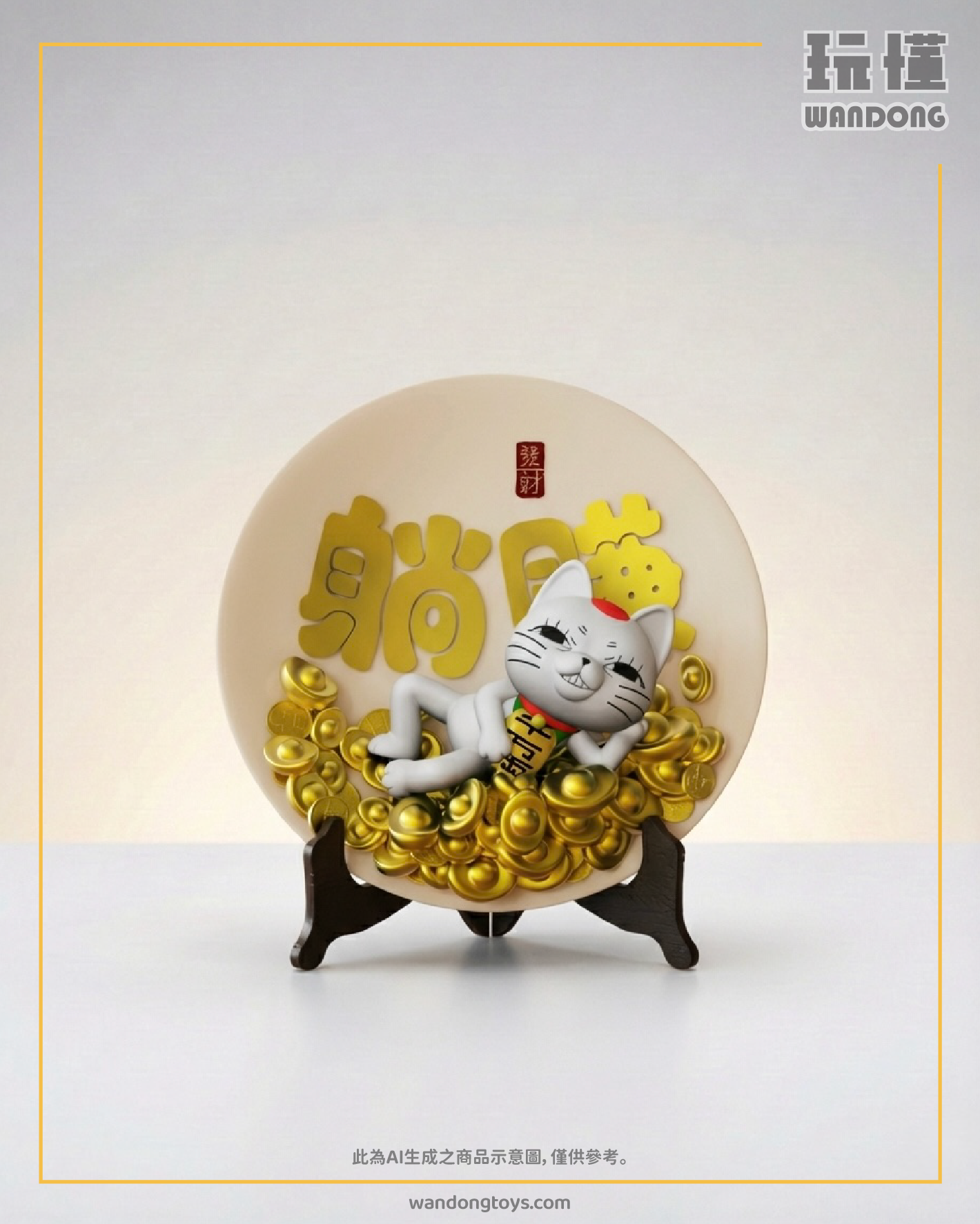 【太陽模玩】躺賺招財 高速婆婆