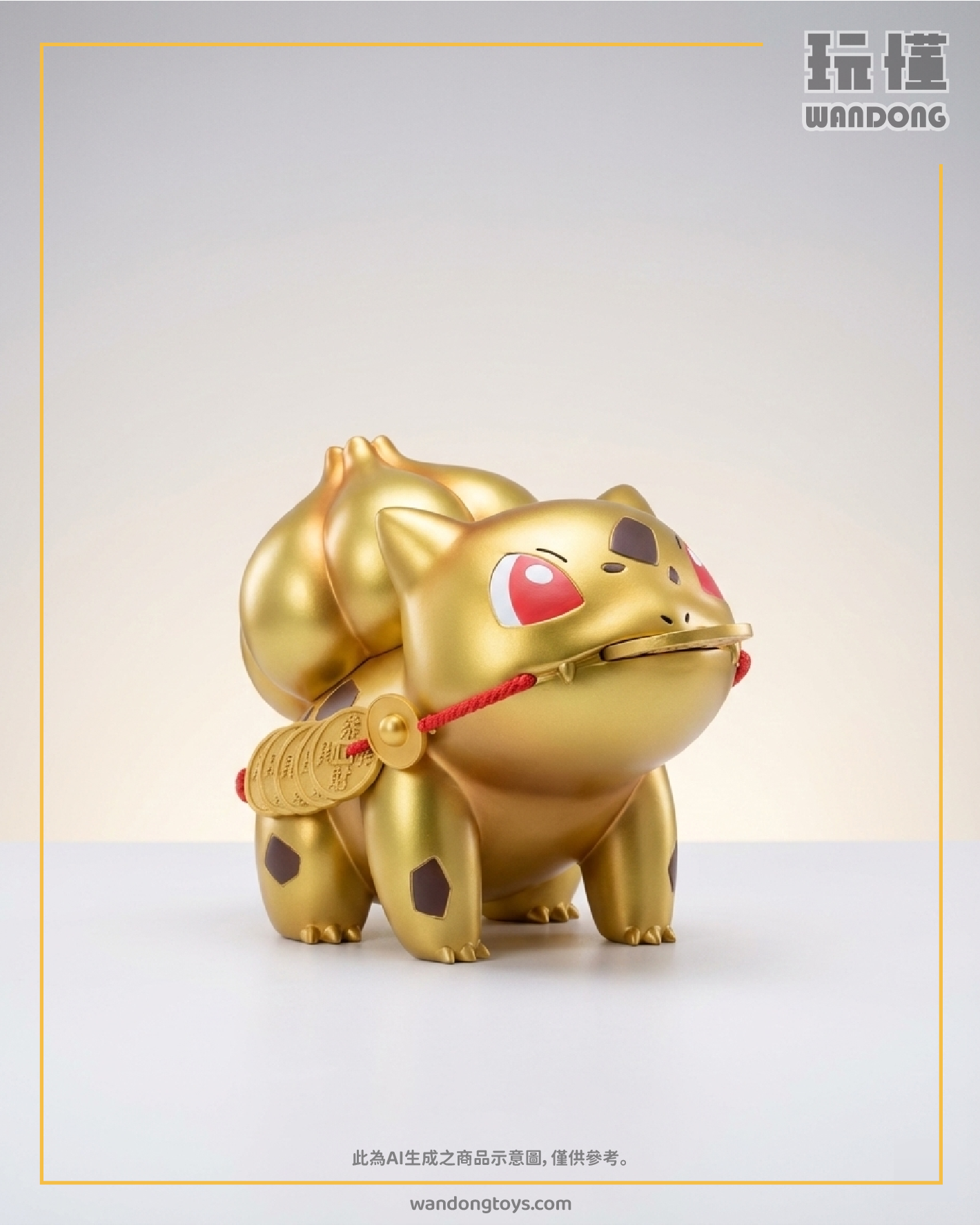 【VS模玩】超大收納招財妙蛙種子