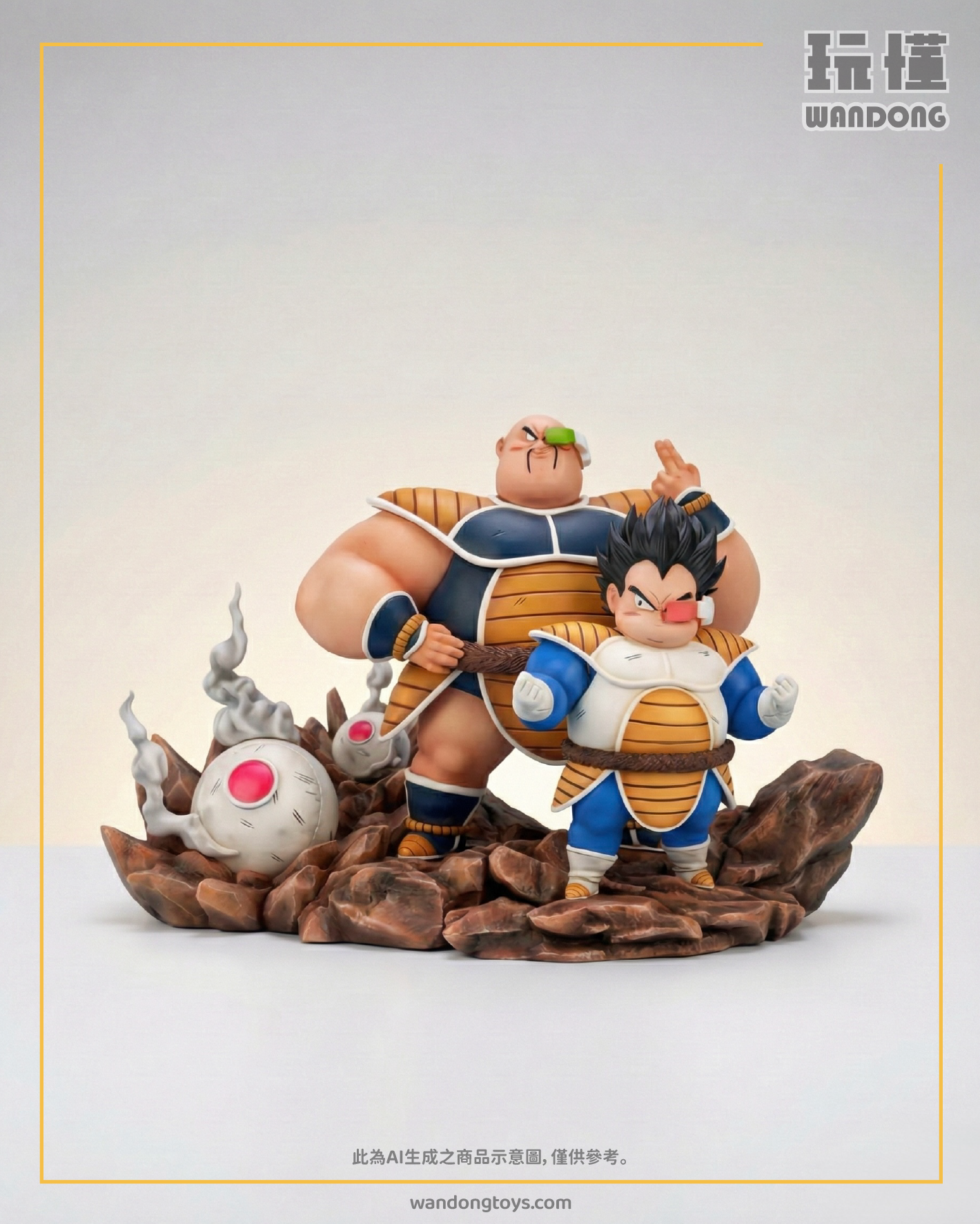 【FS&Fatty&DBDA】七龍珠 龍珠肥肥系列GK 貝吉塔&那帕 套組